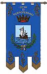 Flagge von Portoferraio Insel Elba